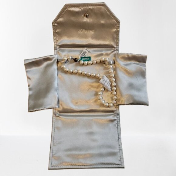 Cultured Pearl Opaque 16" 10MM Strand Necklace - Picture 5 of 7